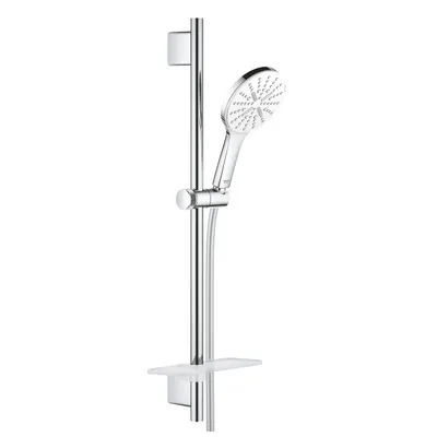 Coloana de dus Grohe Rainshower SmartActive 130 26576LS0, 1/2, universala, 600 mm, 3 pulverizari, 1.75 m, etajera, anti-calcar, Crom