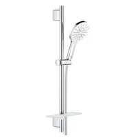 Coloana de dus Grohe Rainshower SmartActive 130 26576LS0, 1/2, universala, 600 mm, 3 pulverizari, 1.75 m, etajera, anti-calcar, Crom