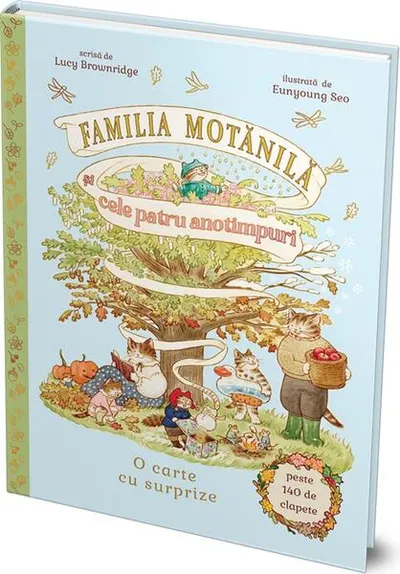 Familia Motănilă și cele patru anotimpuri - Hardcover - Lucy Brownridge