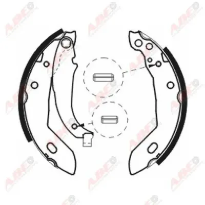 Set saboti frana ABE C0P003ABE