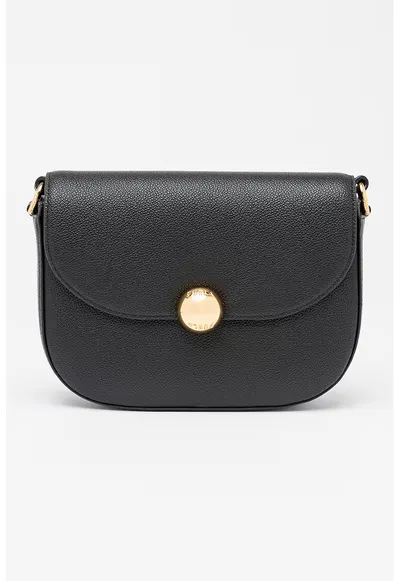 Geanta crossbody din piele Moonlight - Negru