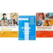Pachet Bacalaureat 2026. Limba si literatura romana Ghid complet cu 72 teste, Matematica M2 Tehnologic. Teste si Fizica 100 variante rezolvate