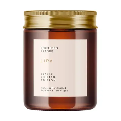 Lumânare parfumată din ceară de soia Slavic Edition: #88 Linden, Moss, Hibiscus – Perfumed Prague