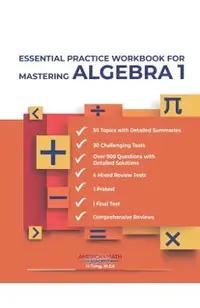 Essential Practice Workbook for Mastering Algebra 1