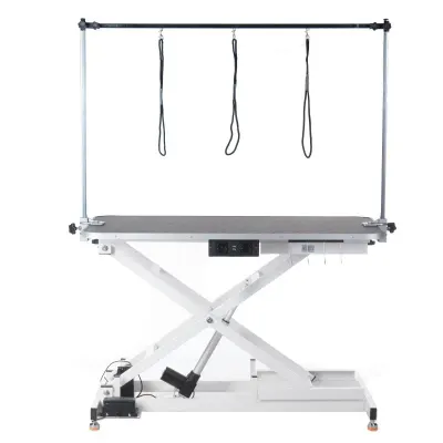Masa de toaletaj electrica, marime XL, 3 lese, inaltime reglabila 24,5-101 cm, maxim 60 kg