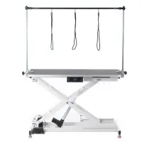 Masa de toaletaj electrica, marime XL, 3 lese, inaltime reglabila 24,5-101 cm, maxim 60 kg