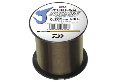 Fir monofilament Daiwa J-threads khaki gold 0.33 mm, 8.10 kg, 600 m