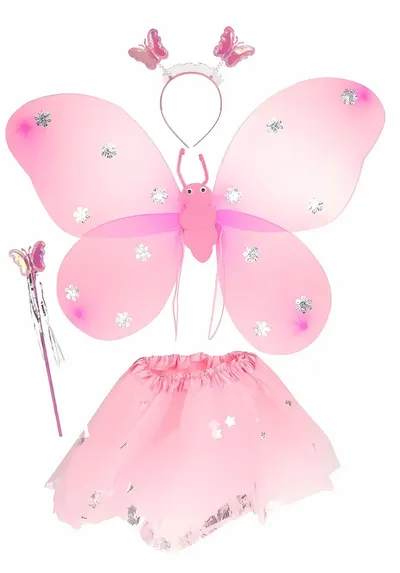Costum de carnaval pentru copii Toi Toys - Butterfly, cu aripi
