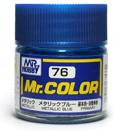 Vopsea acrilică Mr. Hobby - Mr. Color, C-076 Metallic Blue, 10 ml