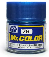 Vopsea acrilică Mr. Hobby - Mr. Color, C-076 Metallic Blue, 10 ml