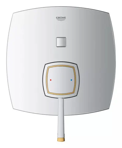 Unitate comanda dus Grohe Grandera 24068IG0, racoduri 1/2 inch, 2 iesiri, necesita valva, Crom/auriu