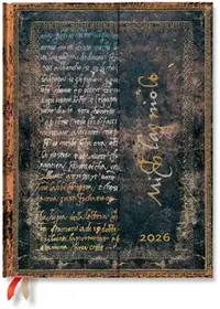 Planner Paperblanks Michelangelo - Ultra Verso, 80 foi, 2026