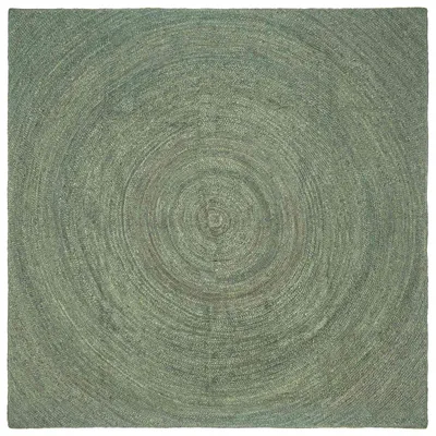 vidaXL Covoare de zonă Verde măsliniu 300 x 300 cm Iută