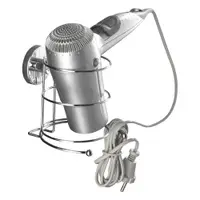 Suport pentru uscător de păr Wenko cu sistem de prindere Vacuum-Loc, până la 33 kg