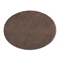 Suport farfurie din imitație de piele ZicZac Troja, 33 x 45 cm, maro închis