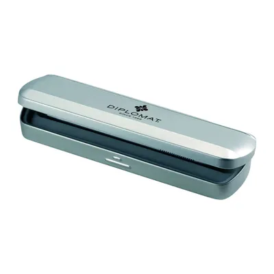 Etui metalic, pentru 1 instrument de scris, Diplomat Traveller
