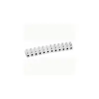 Connection strip Nylbloc - capacity 6 mm² - max. current 41 A - alb