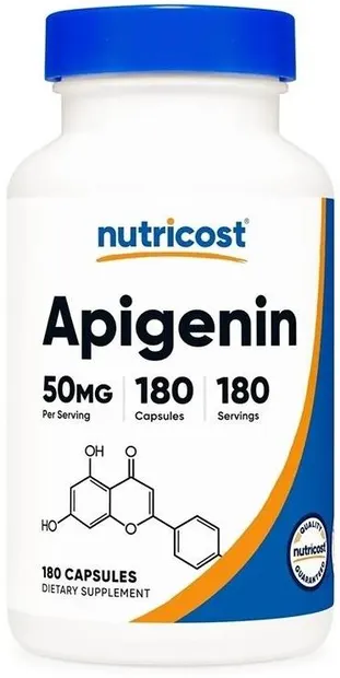 Apigenin, 50 mg, 180 capsule, Nutricost