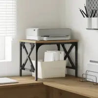 vidaXL Suport pentru imprimantă Stejar Artizanal 40 x 30 x 31 cm