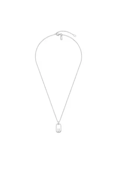 Colier dama - plastic - One Size - Argintiu