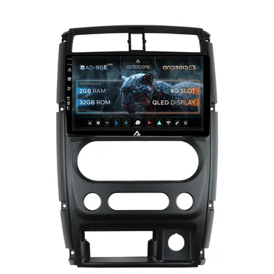 Navigatie Suzuki Jimny (2005+), Android, E-Octacore 2GB RAM + 32GB ROM, 9 Inch - AD-BGE9002+AD-BGRKIT315