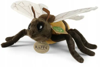 Jucărie de pluș Rappa Eco friends - Albină, 20 cm
