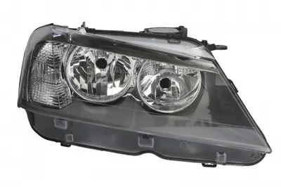 Far fata Dreapta (H7 H7 PY21W W5W, electric, cu motor, culoare insert: negru) potrivit BMW X3 (F25)