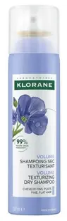 Klorane Flax Șampon uscat texturant pentru păr fin, 150 ml