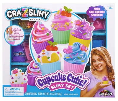 Set creativ Cra-Z-Art - Slimy Cupcake Cutie