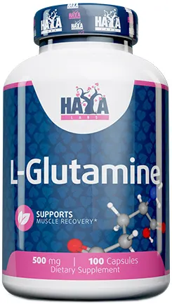 L-Glutamine, 500 mg, 100 capsule, Haya Labs