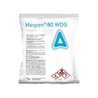 Merpan 80WDG 1 kg fungicid de contact, Adama (mar, tomate, castraveti, fasole, tutun, par, cires, cais, piersic, prun, zmeur) - Default Title