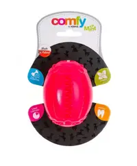 Jucarie Comfy Mint Dental Rugby Pink 8x6.5cm