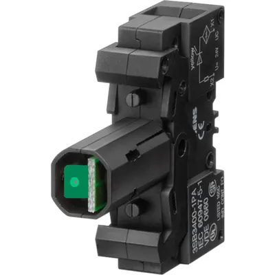 Modul LED verde, 24VAC/DC