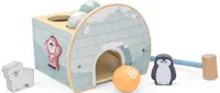 Joc din lemn cu ciocan și bile Viga Polar B - Igloo
