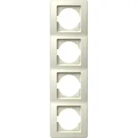 Ekonomik Rama 4P IP20 Crem, TEM Modul TEM-OE41IW-U