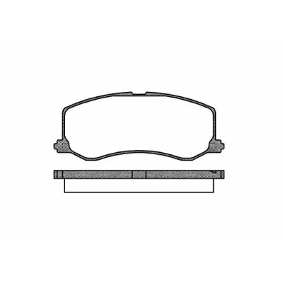 Set placute frana, frana disc REMSA 0410.00