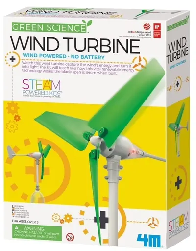 Set pentru copii 4M - Știință verde, turbină eoliană