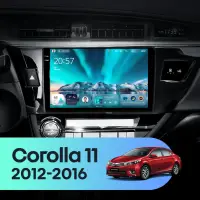 Navigatie Auto Teyes CC4 Toyota Corolla 11 2012-2016 6+64GB 10.36" QLED Octa-core 2.7Ghz, Android 4G Bluetooth 5.1 DSP