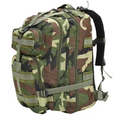 vidaXL Rucsac în stil militar, 50 L, model camuflaj