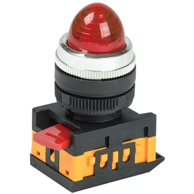 Lampa semnalizare AL-22 d22mm red neon /240V cylinder