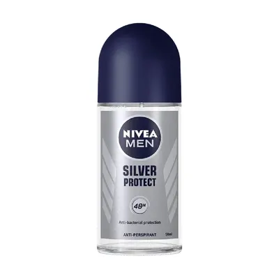 Deodorant roll-on pentru barbati Silver Protect, 50ml, Nivea