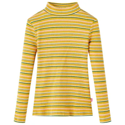 Tricou de copii cu mâneci lungi, ocru, 116