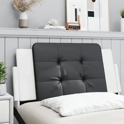 vidaXL Pernă pentru tăblie pat, Zadar, negru și alb, 100cm, piele artificială