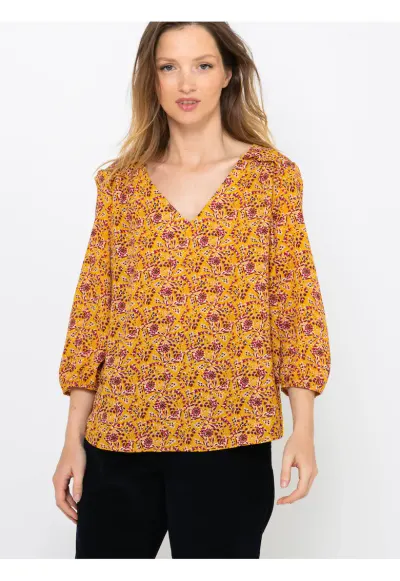 Bluza lejera cu maneci trei sferturi