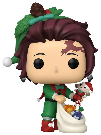 Figurină Funko POP! Animation: Demon Slayer - Tanjiro Kamado (Holiday) #2032