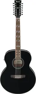 Chitară electro-acustică Ibanez - Artwood, AJ7012M1E-BK, Black High Gloss