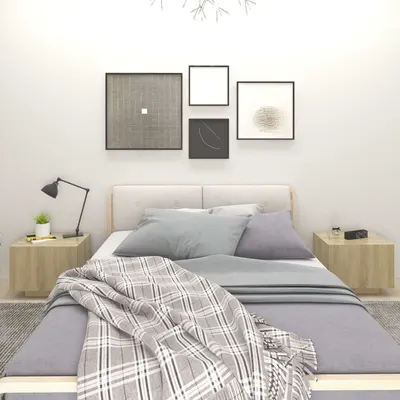 vidaXL Noptieră, stejar sonoma, 100x35x40 cm, lemn prelucrat