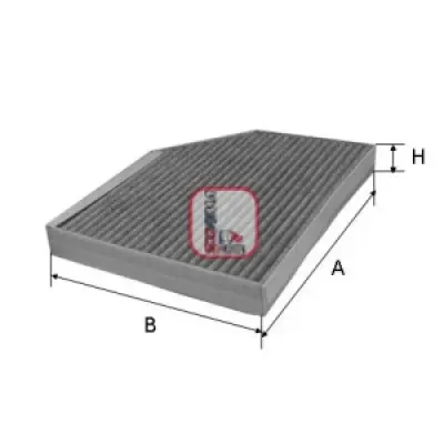 Filtru, aer habitaclu SOFIMA S 4168 CA