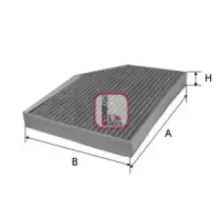 Filtru, aer habitaclu SOFIMA S 4168 CA