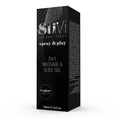 Gel masaj și lubrifiant 2în1, StiVi, 100ml, incolor